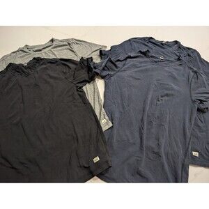 Vuori Lot Of 4 Men’s T-Shirts Size Small Short Sleeve Crew Black Blue Gray